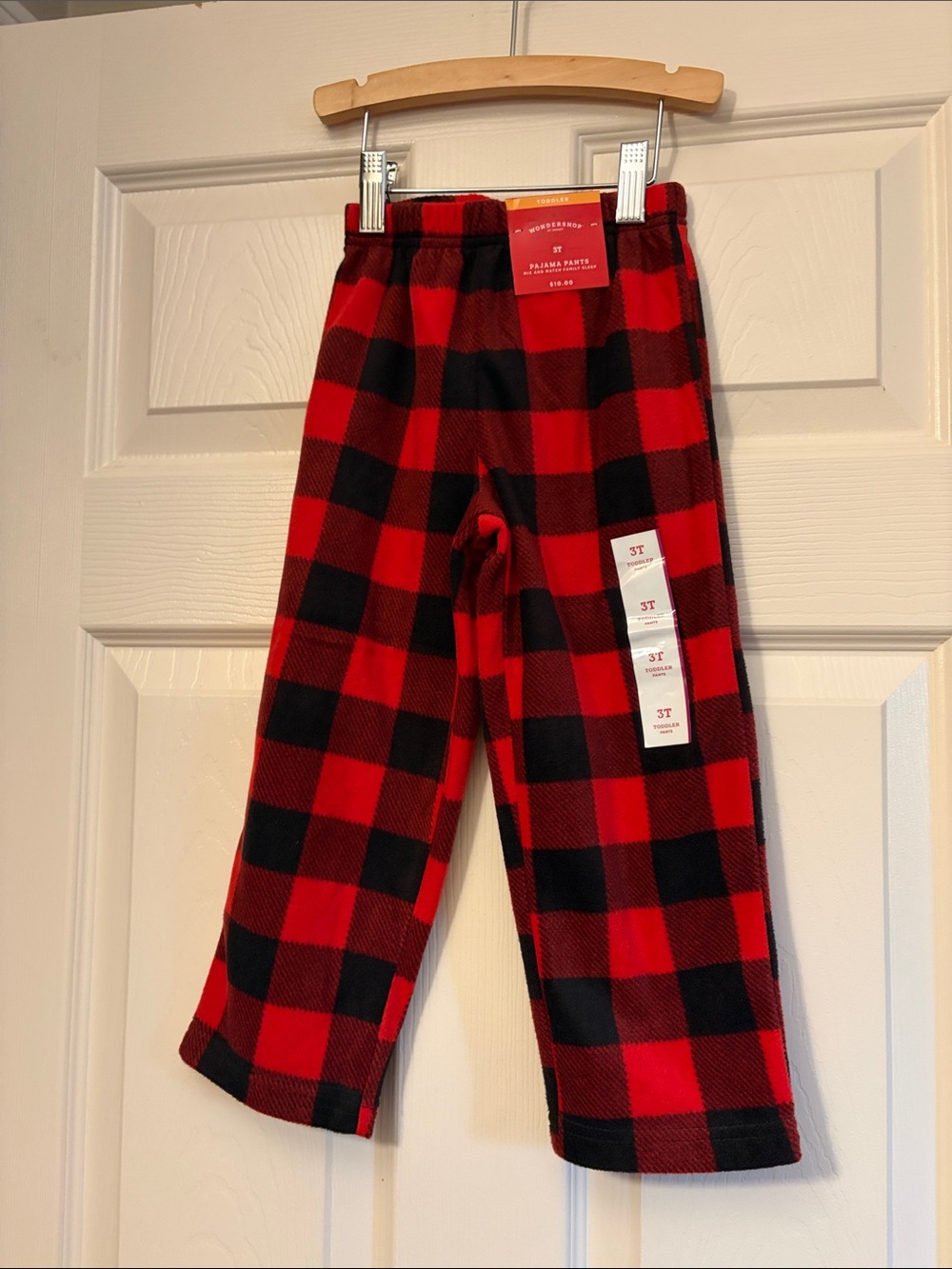 Wondershop Red & Black Buffalo Plaid Kids Pajama Pants